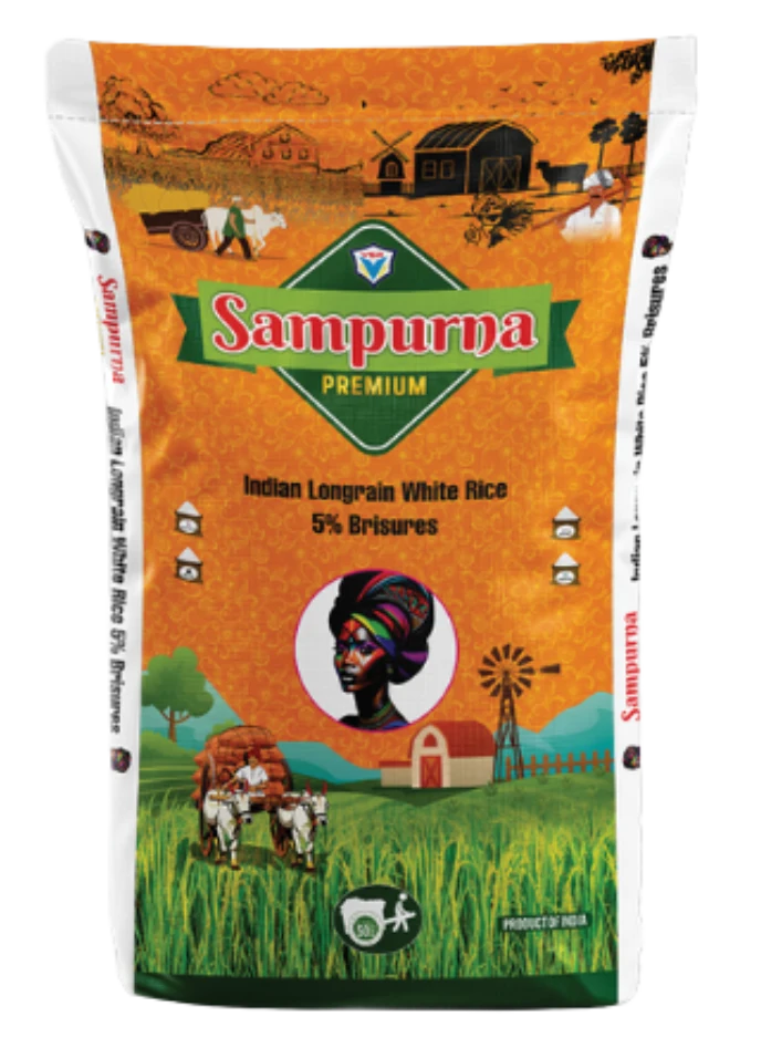 Sampurna Orange - Indian Long Grain White Rice